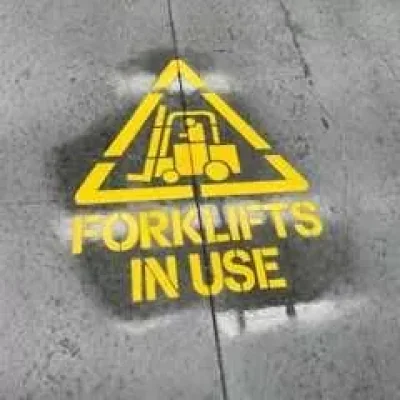 Forklift-rotated